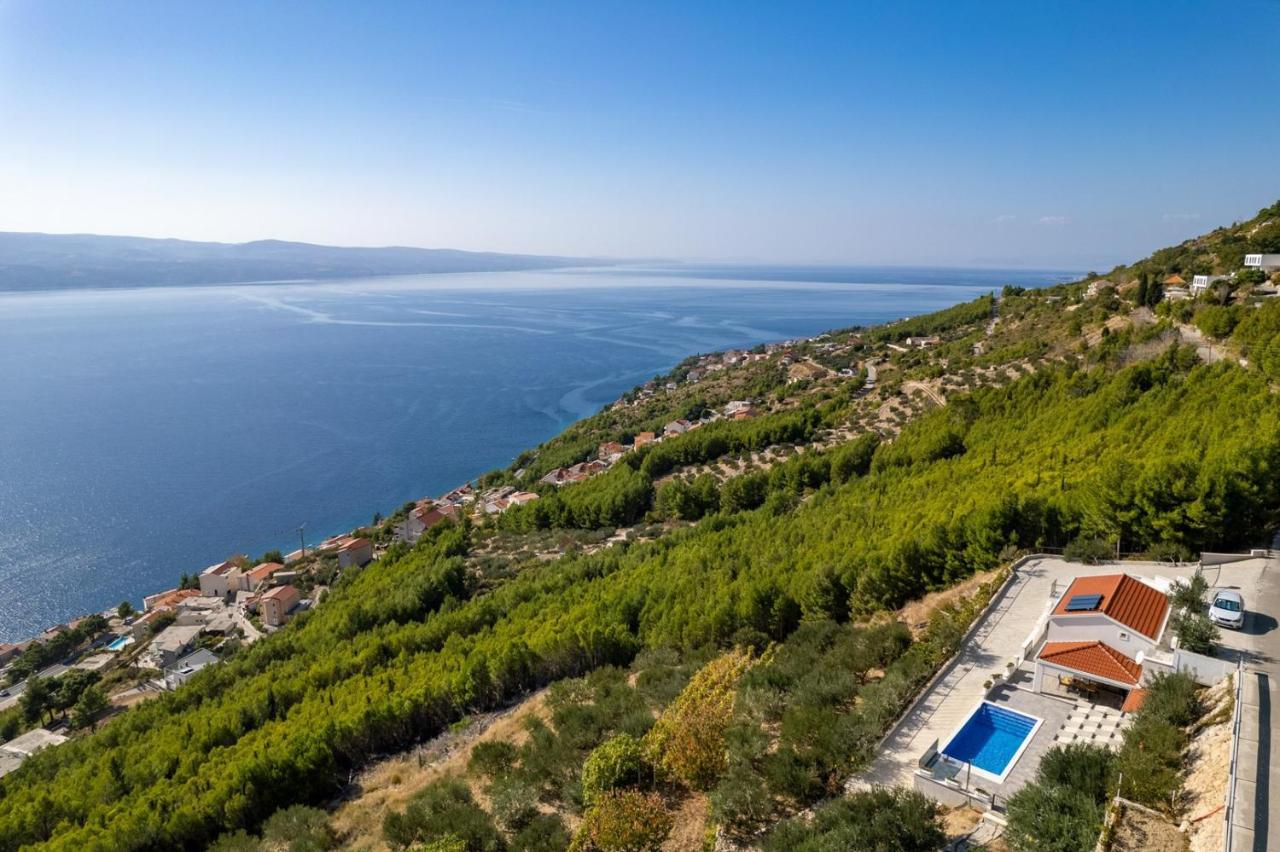 Villa Dream With Private Pool, 2 Bedrooms With En-Suite Bathrooms, Sea View Omis Bagian luar foto
