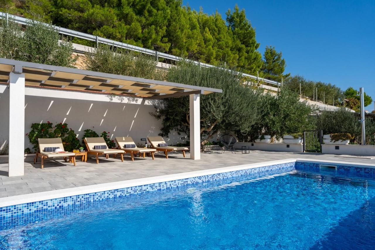 Villa Dream With Private Pool, 2 Bedrooms With En-Suite Bathrooms, Sea View Omis Bagian luar foto