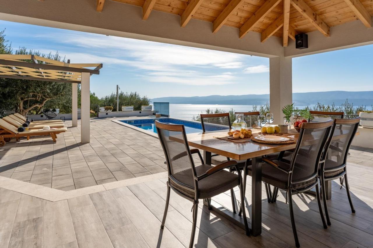 Villa Dream With Private Pool, 2 Bedrooms With En-Suite Bathrooms, Sea View Omis Bagian luar foto