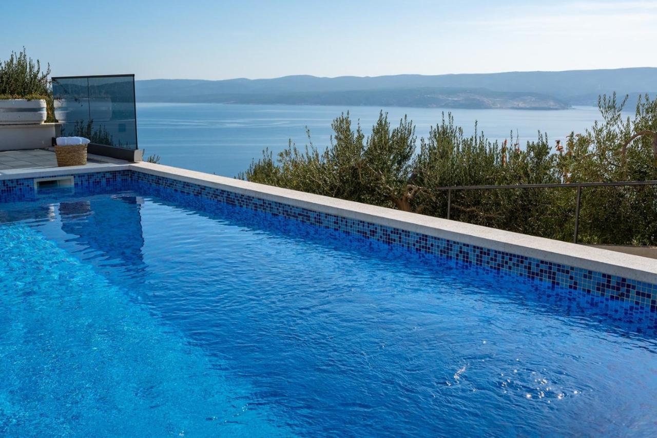 Villa Dream With Private Pool, 2 Bedrooms With En-Suite Bathrooms, Sea View Omis Bagian luar foto
