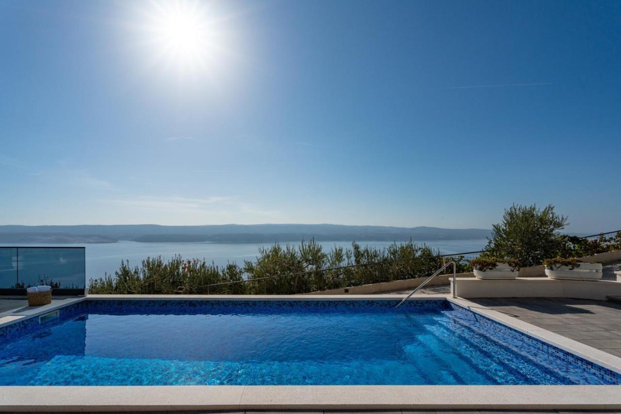 Villa Dream With Private Pool, 2 Bedrooms With En-Suite Bathrooms, Sea View Omis Bagian luar foto