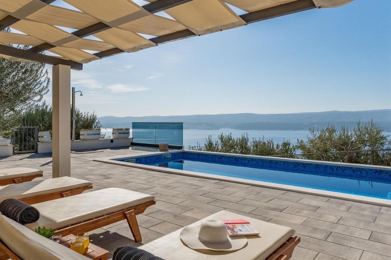 Villa Dream With Private Pool, 2 Bedrooms With En-Suite Bathrooms, Sea View Omis Bagian luar foto